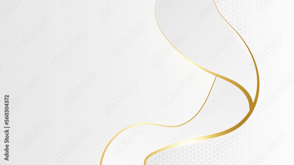 Modern abstract white and gold background vector. Elegant concept design with golden line. Modern abstract white and gold background vector. Elegant concept design with golden line.