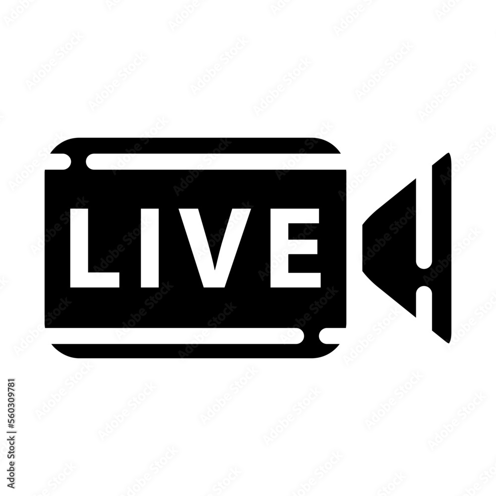 camera icon on button