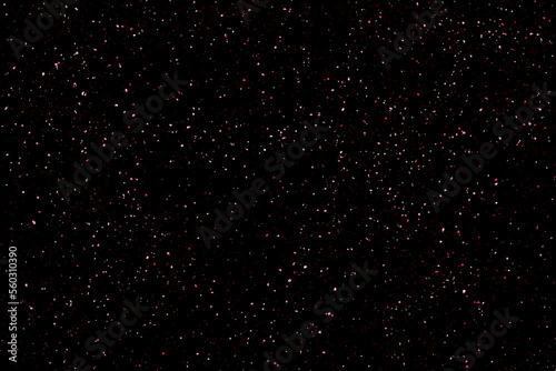 Red galaxy space with stars in heart shape. Starry night sky background. 3D photo of red night sky with stars. Concept of Valentines  Christmas  and New Year.