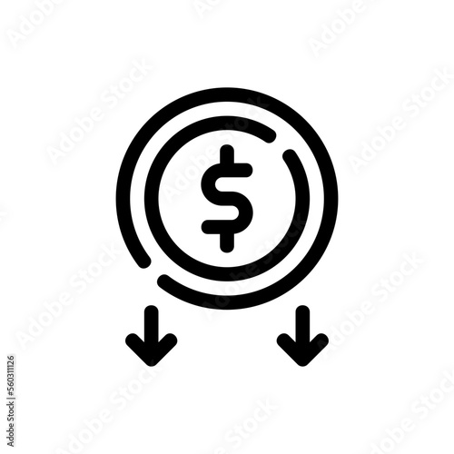 reduce line icon