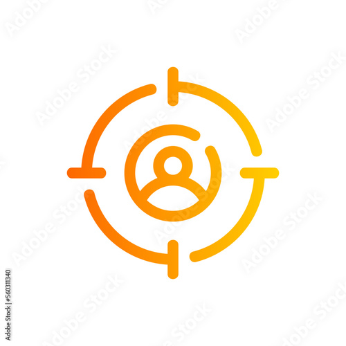 headhunting gradient icon