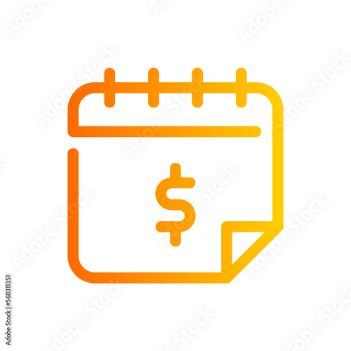 payroll gradient icon