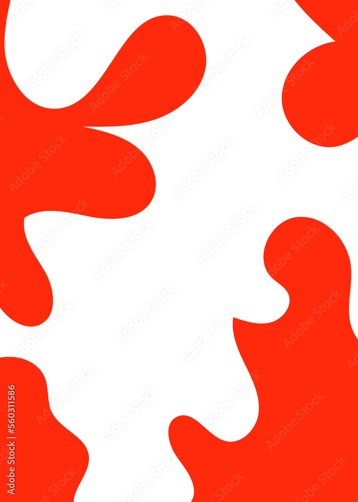 Red Abstract Shape Background Red Abstract Shape Background