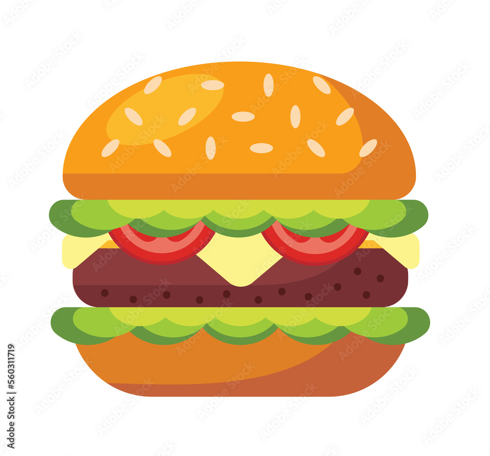 hamburger cartoon isolate hamburger cartoon isolate