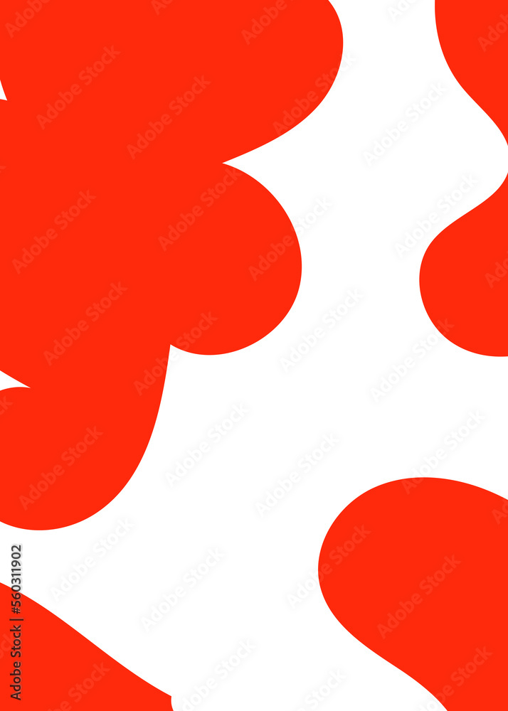 Red Abstract Shape Background Red Abstract Shape Background