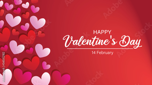 valentines day greeting vector design