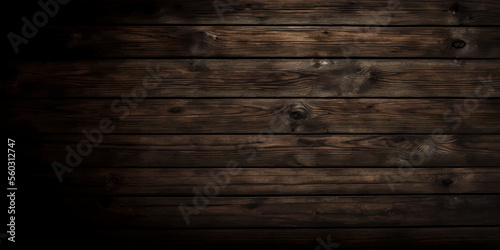 design of dark wood background. dark wood planks background. Brown wood texture. Abstract background. 