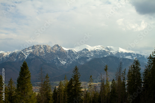 beautiful green high mountains in Poland