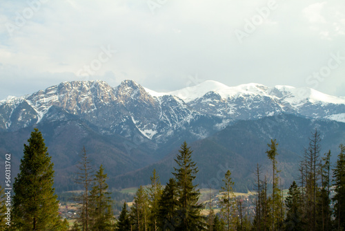 beautiful green high mountains in Poland
