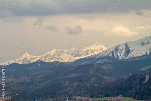 beautiful green high mountains in Poland