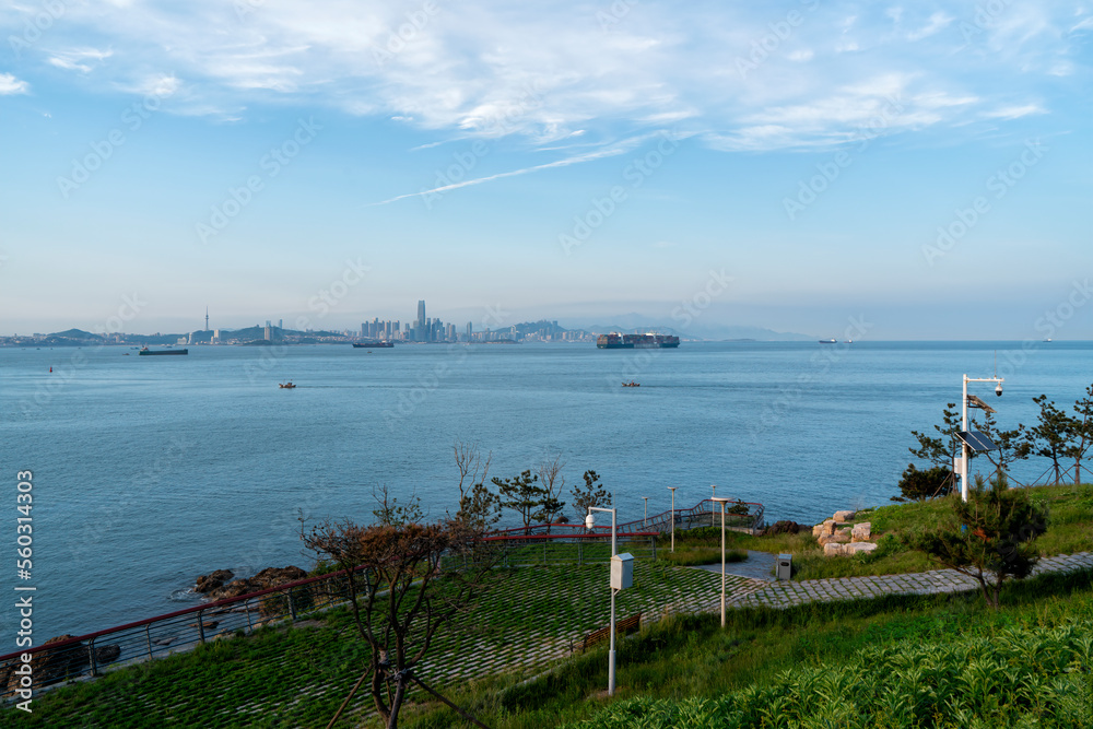 Qingdao Urban Coast Line scenery