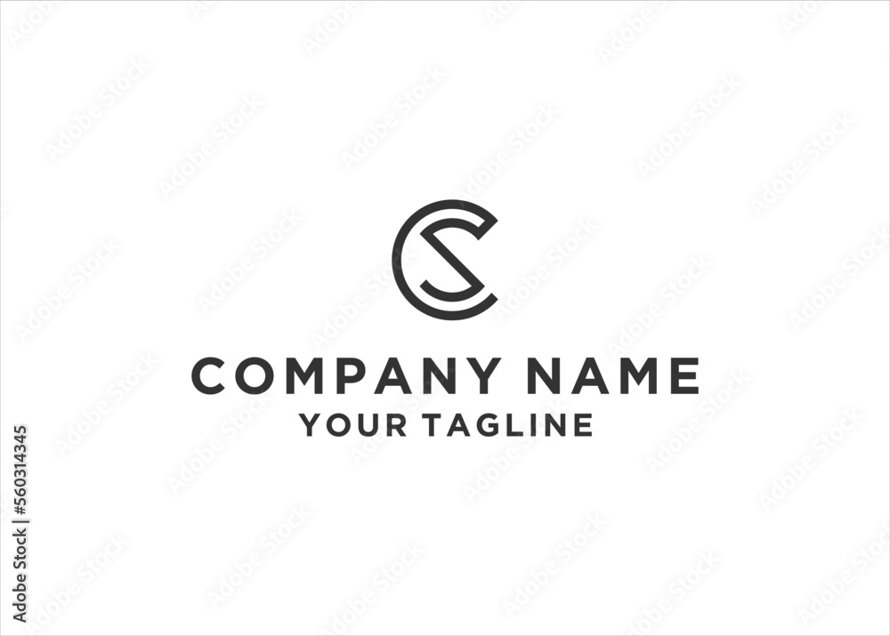initial Letter SC Monogram Logo Design Vector initial Letter SC Monogram Logo Design Vector