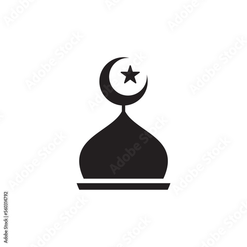 islamic icon , muslim icon vector