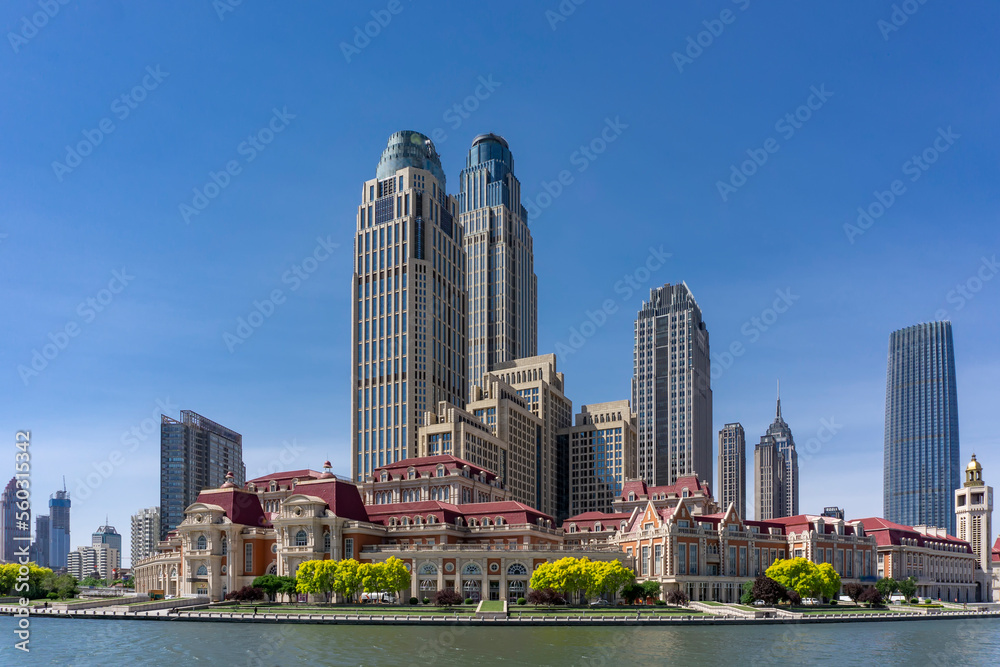 Obraz premium Outdoor China Tianjin City Scenery