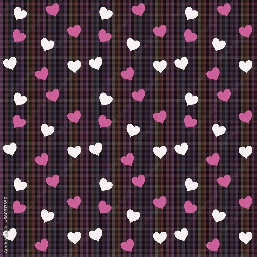 seamless pattern with stars hearts seamless pattern with stars hearts