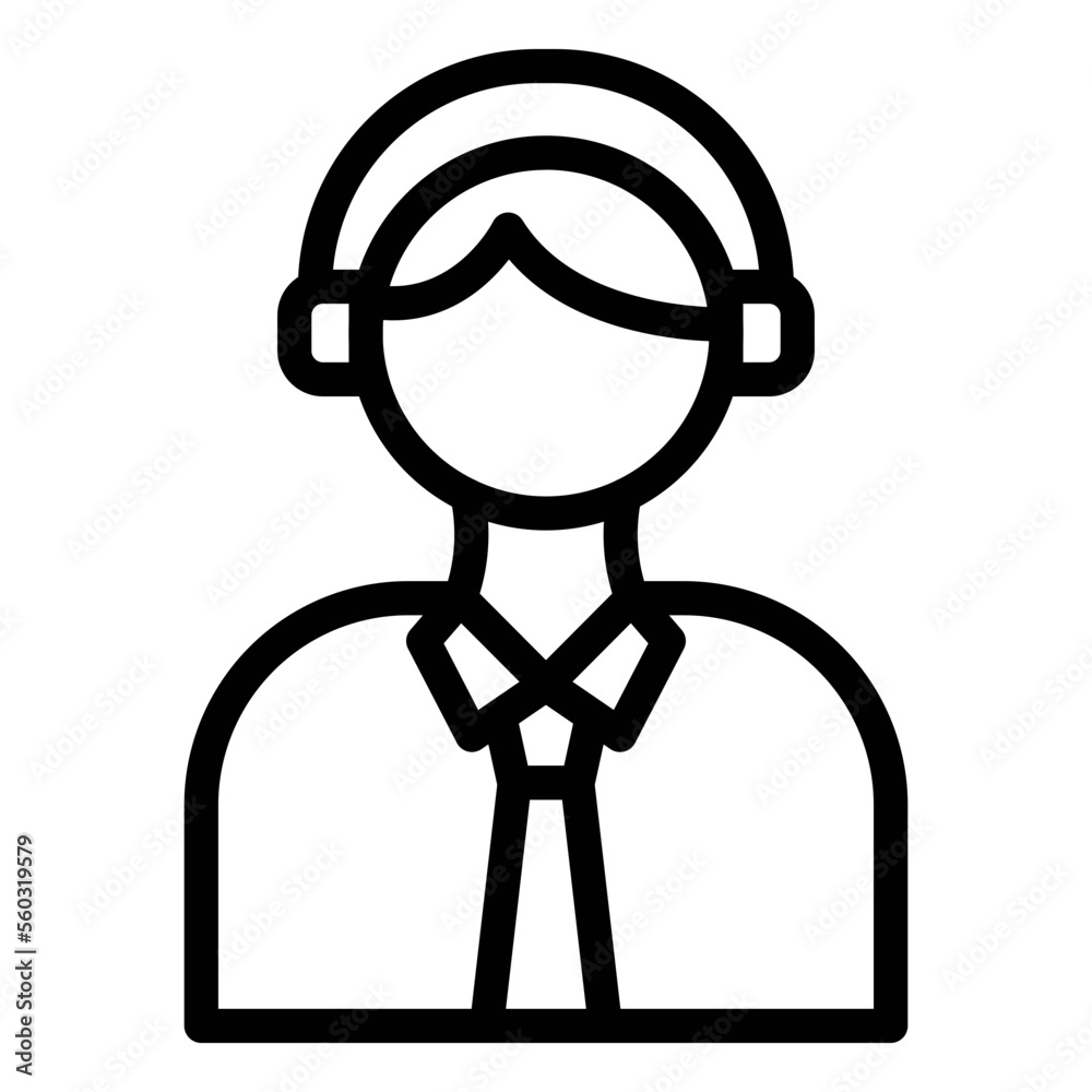 Obraz premium Agent Icon Style