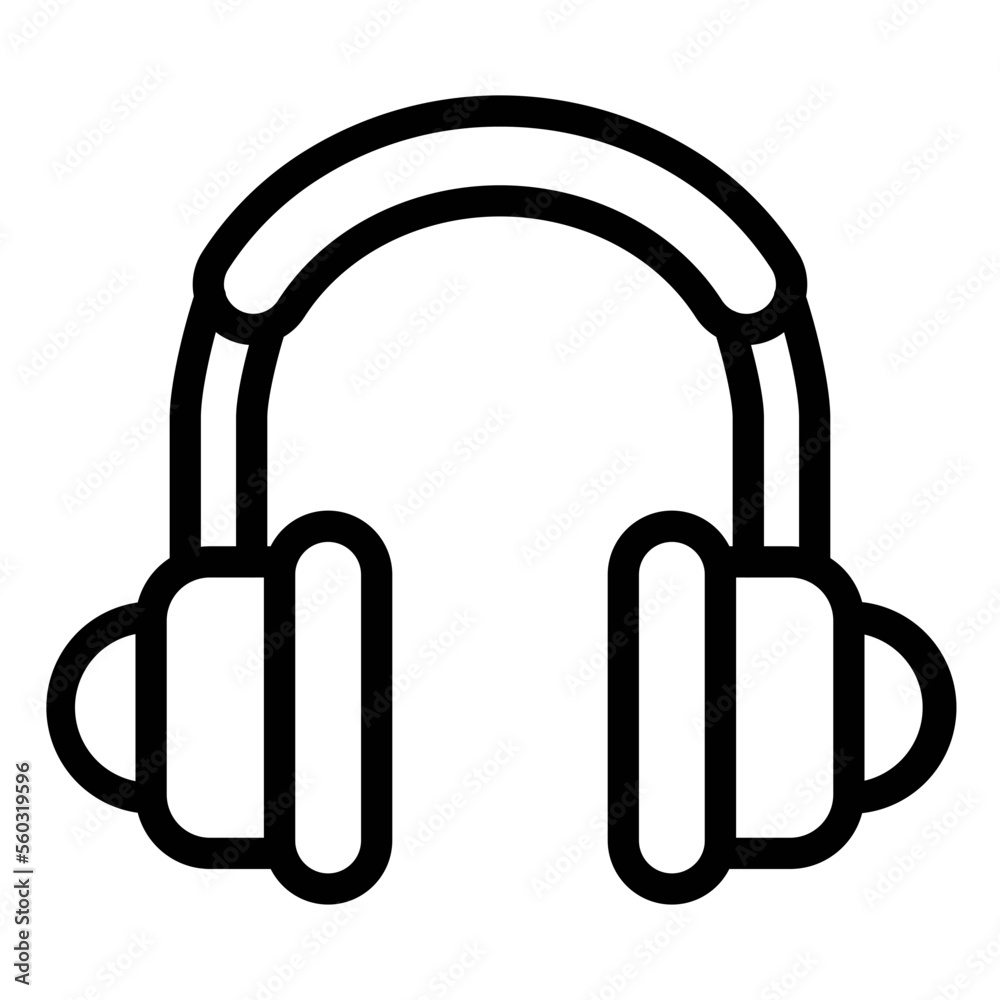 Headphones Icon Style Headphones Icon Style