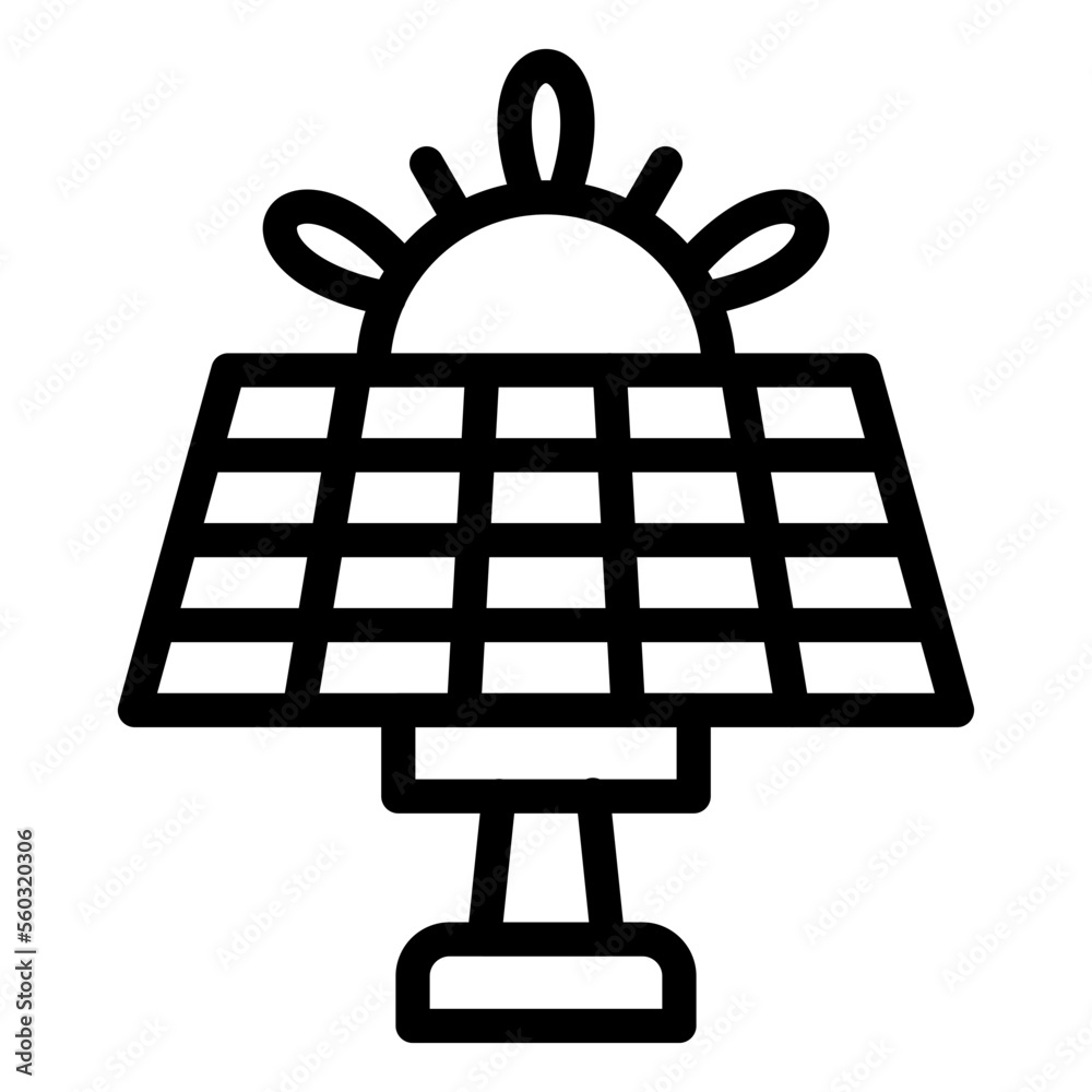 Solar Energy Icon Style Solar Energy Icon Style