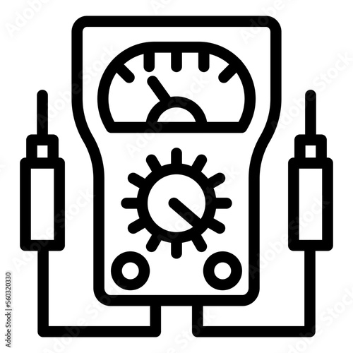 Voltmeter Icon Style