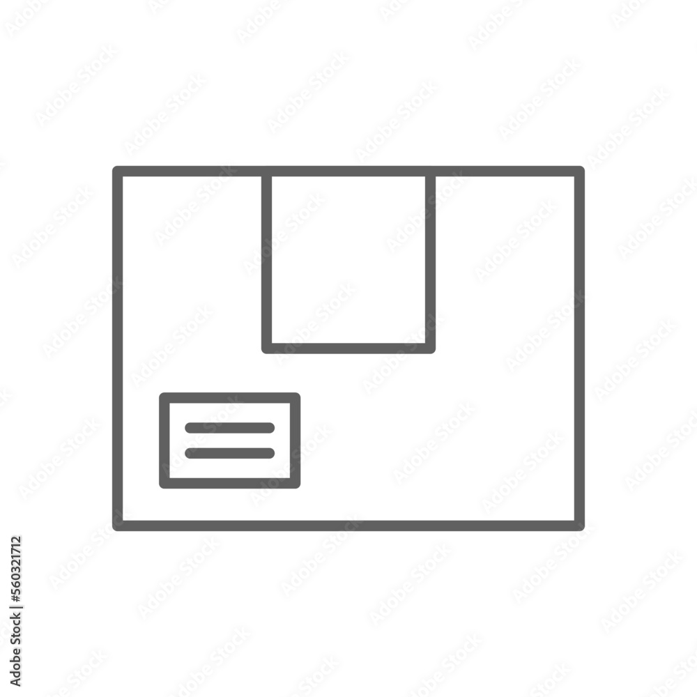 Delivery service icon with black filled line style. Shipping sign symbol. Related to order tracking, delivery home, warehouse, truck, scooter, courier and cargo icons. Vector illustration Delivery service icon with black filled line style. Shipping sign symbol. Related to order tracking, delivery home, warehouse, truck, scooter, courier and cargo icons. Vector illustration