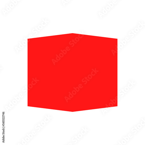 Free Download red box isolated on white - GFXLoad