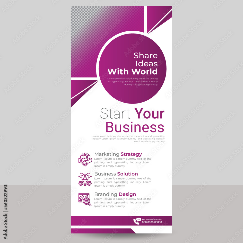 Roll-up banner design corporate design social media marketing design roll up banner Roll-up banner design corporate design social media marketing design roll up banner