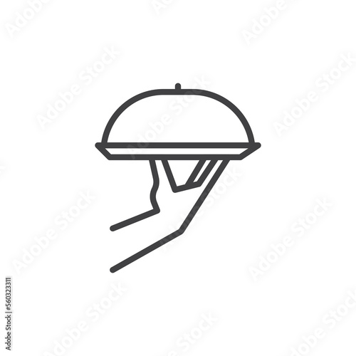 Room service line icon
