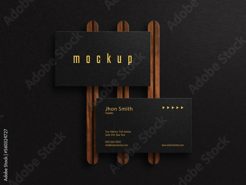 Wallpaper Mural luxury and minimalist business card mockup	 Torontodigital.ca