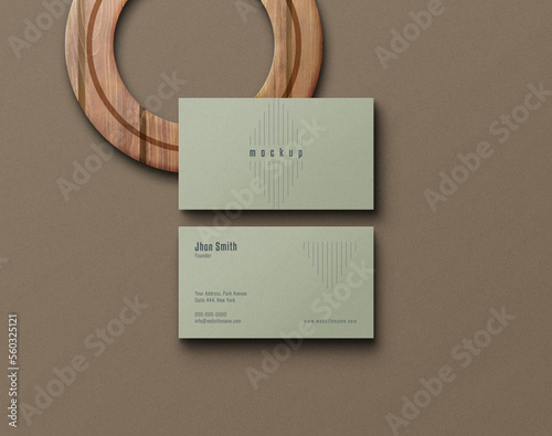 Wallpaper Mural minimalist business card mockup	 Torontodigital.ca