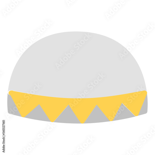 muslim cap flat icon