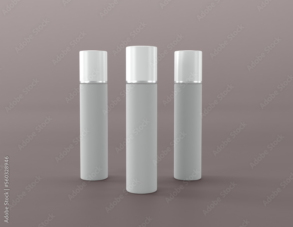 3D Rendered Bottles Mockup Template 3D Rendered Bottles Mockup Template