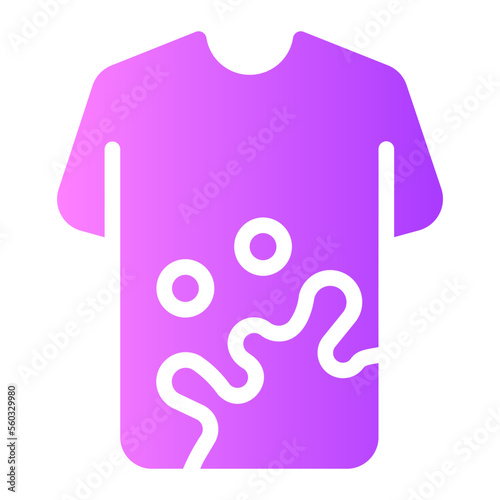 dirty shirt gradient icon