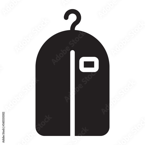 pouch bag glyph icon