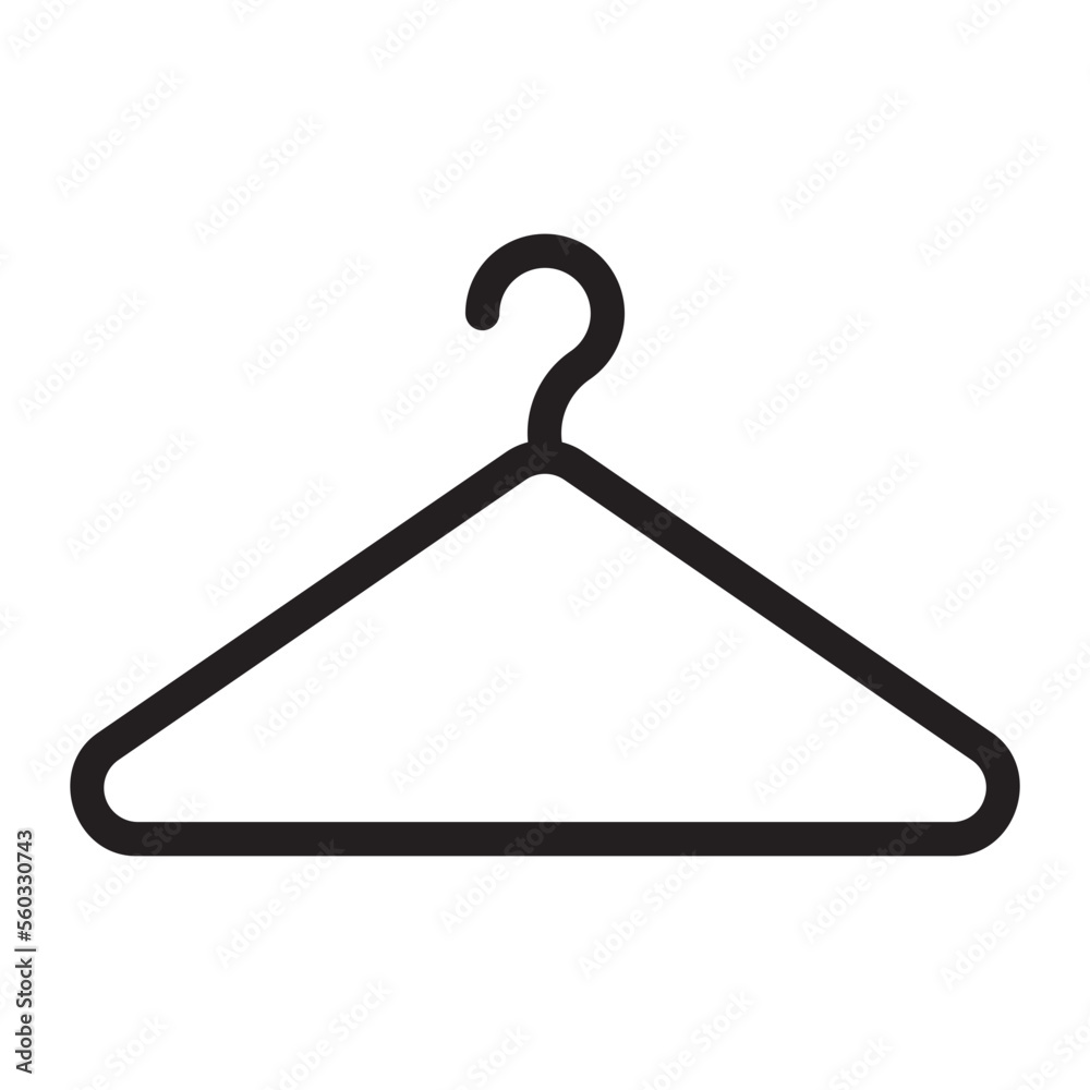 hanger line icon hanger line icon