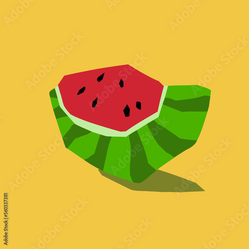 Fruit  and strawberry. Vector illustration.  Organic vector food. Eco healthy ingredient For poster, banner, coupon