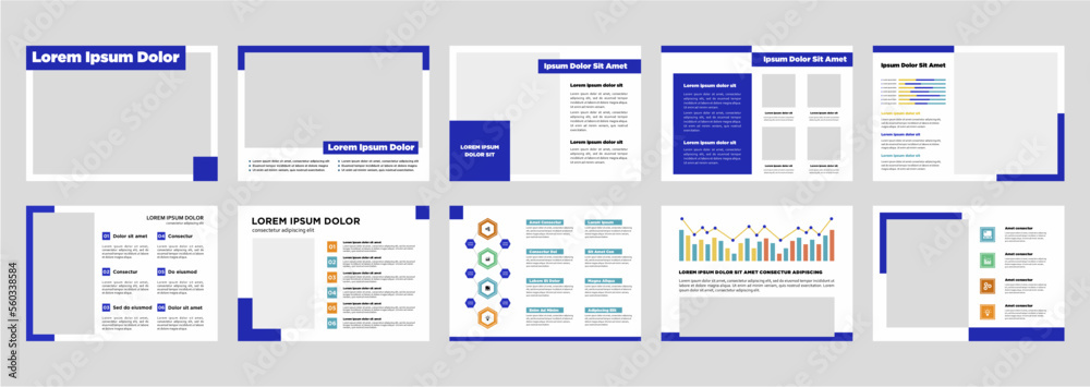 Minimalist business presentation template Minimalist business presentation template
