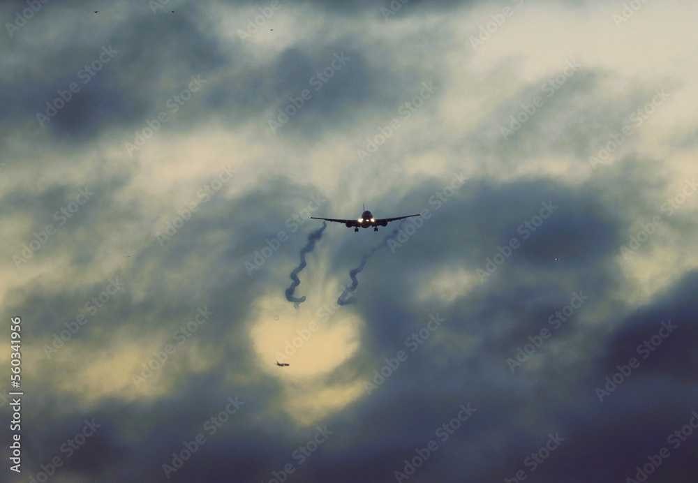 Fototapeta premium A hole in the clouds