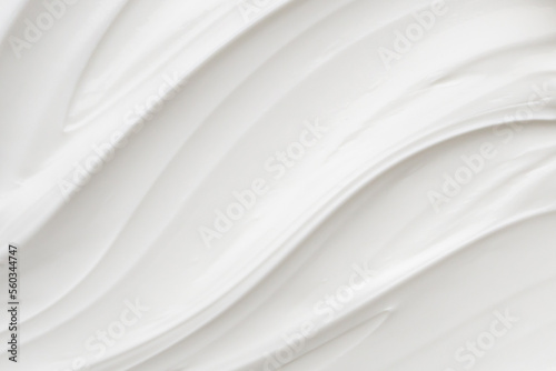 White lotion beauty skincare cream texture cosmetic product background © Piman Khrutmuang