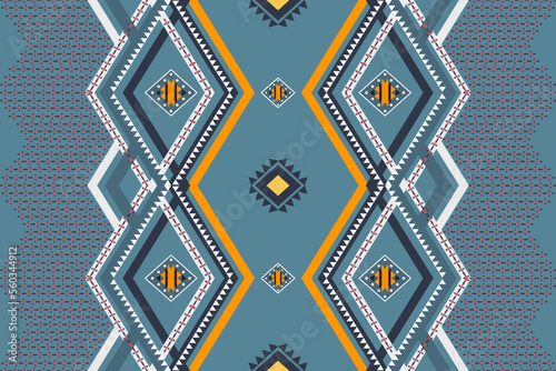 Seamless vector pattern with geometric ornament in ethnic motifs. Background for printing on paper, wallpaper, covers, textiles, fabrics, for decoration
