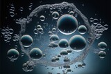  a bunch of bubbles floating in the air on a blue background with a black background and a black background with a white border and a black border with a blue border and white border with.