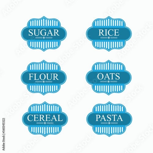 Pantry Label Template Printable Minimalist Pantry Labels