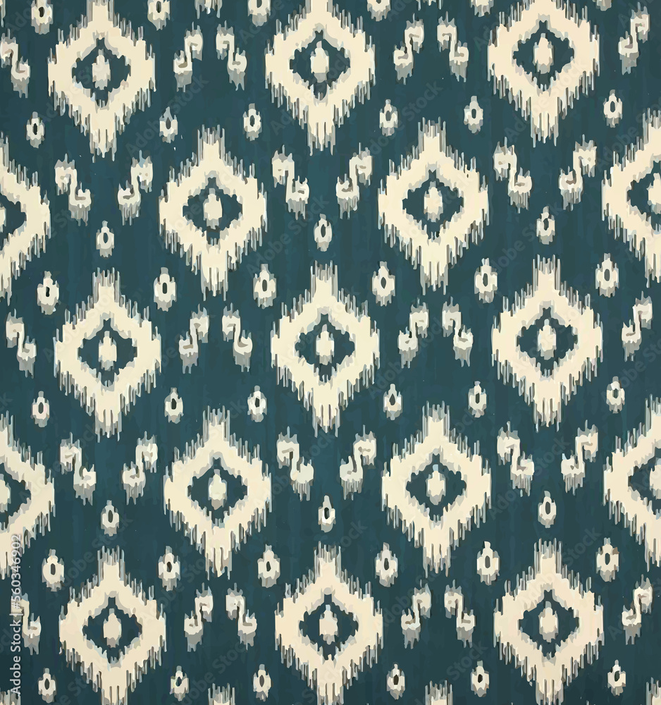 Ikat Seamless Background Pattern digital printing textile illustration Ikat Seamless Background Pattern digital printing textile illustration