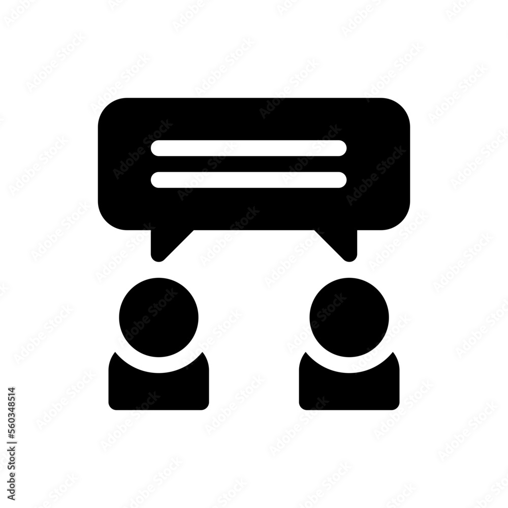 conversation glyph icon conversation glyph icon