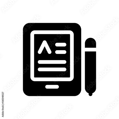 ebook glyph icon