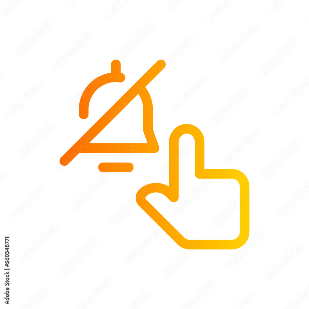 unsubscribe gradient icon unsubscribe gradient icon