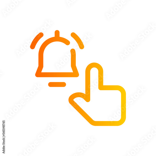 subscribe gradient icon