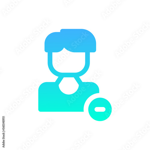 remove flat gradient icon