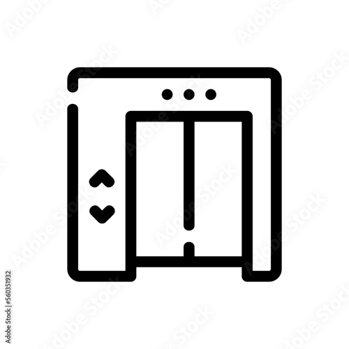 elevator line icon