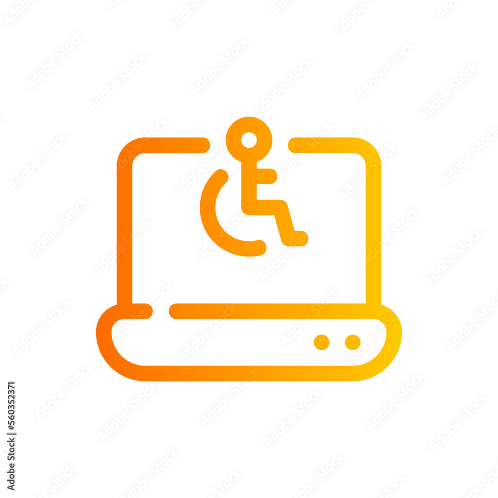 laptop gradient icon laptop gradient icon