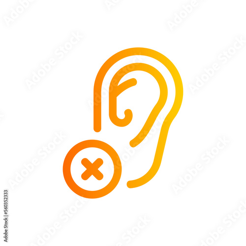 deafness gradient icon